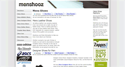 Desktop Screenshot of menshooz.com